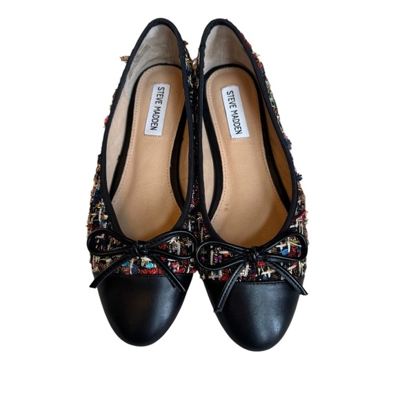 Steve Madden Ellison Ballet Flat Slip‎ ons Multi Color Shoes Size 8.5 Leather - Picture 1 of 9